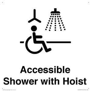Accessible Shower with Hoist